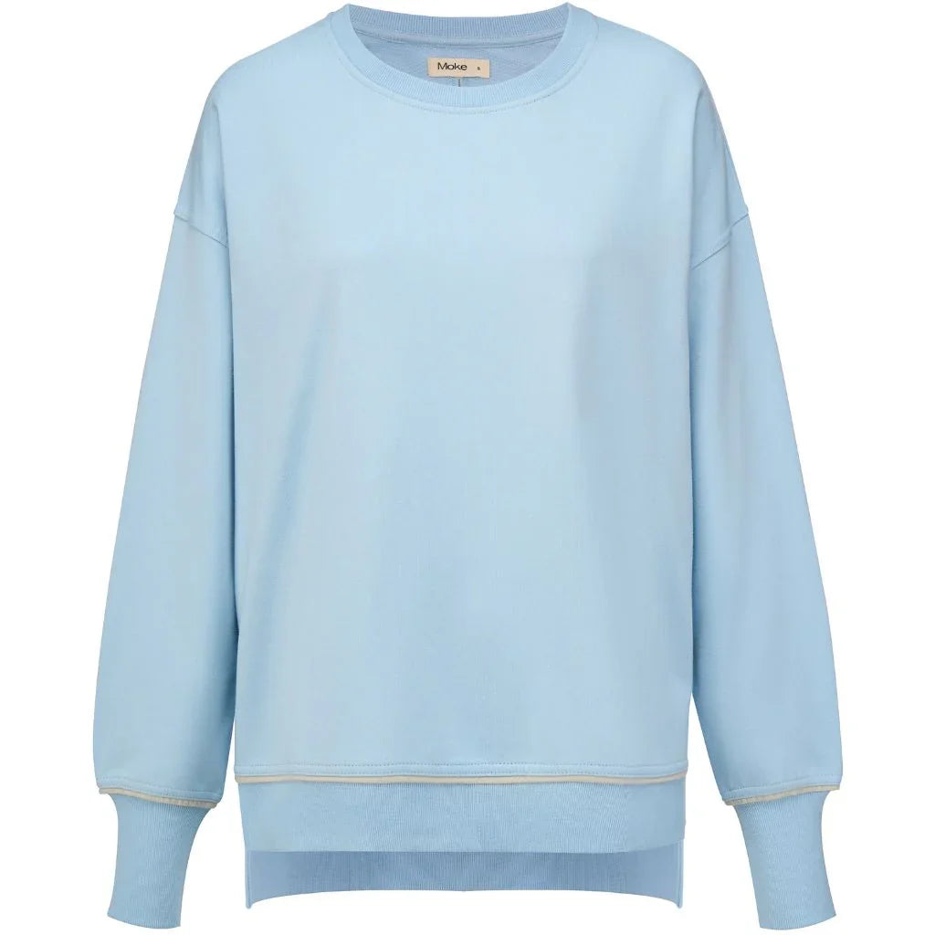 Suzy Women&#39;s Terry Cotton Sweatshirt | Icy Blue