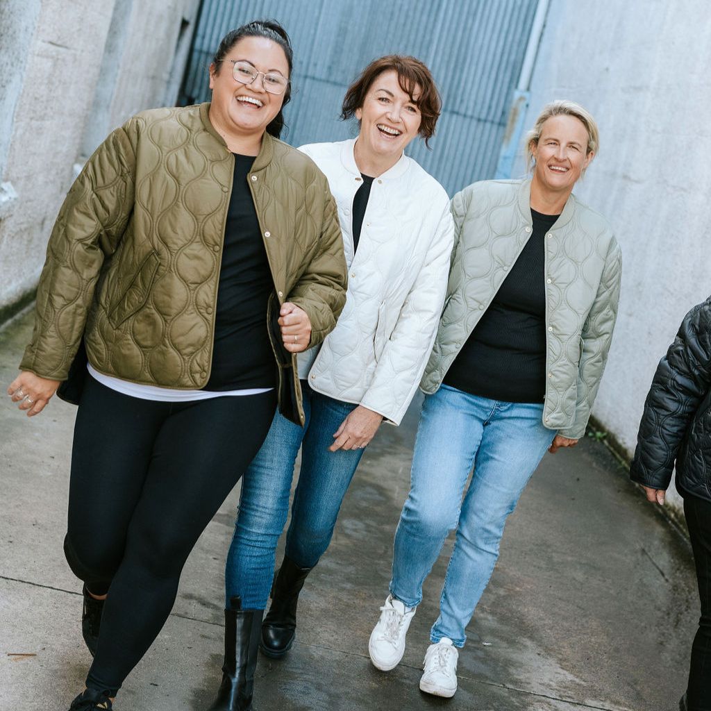 Talei Women's Quilted  Bomber - Green Tea