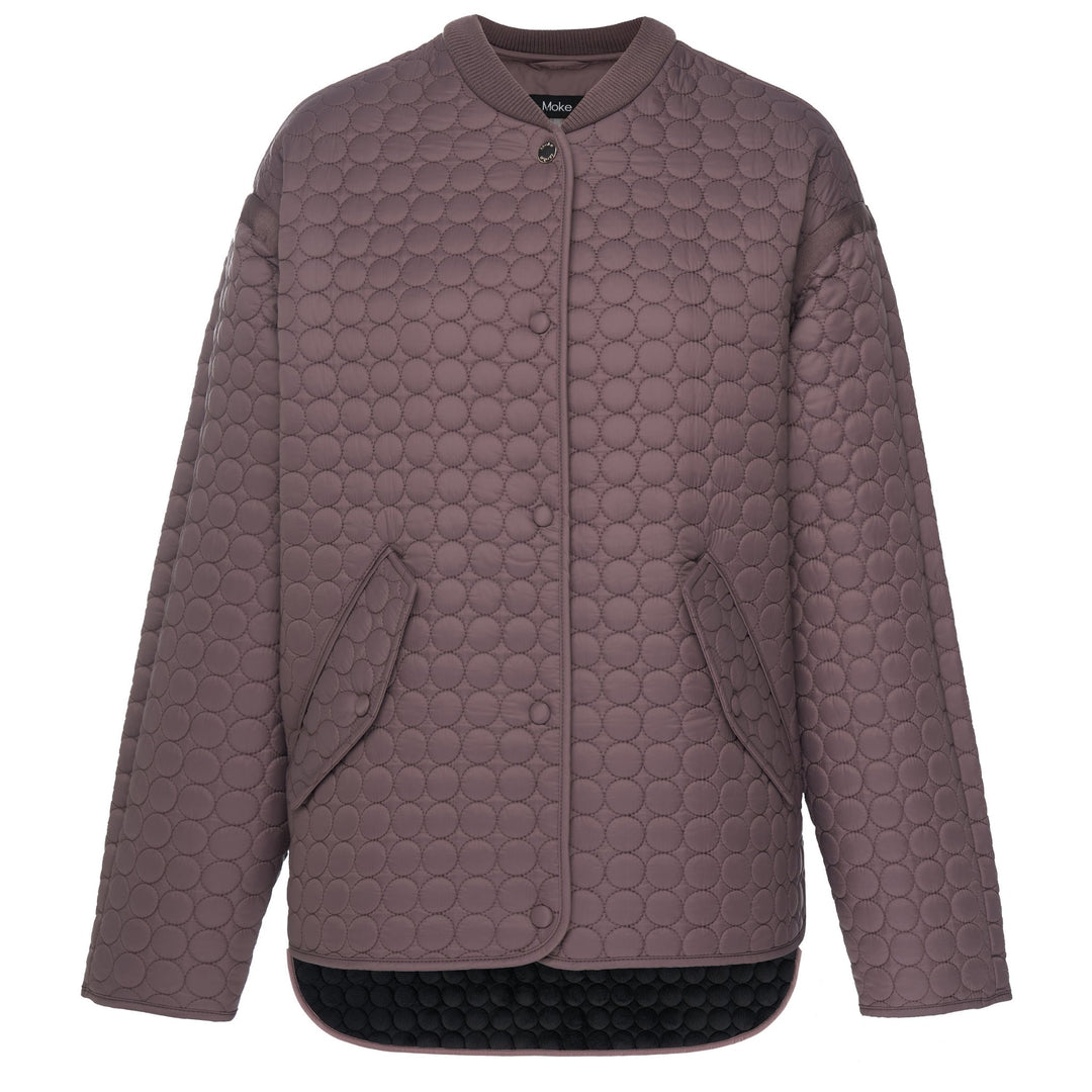 Tilly Quilted Bomber Jacket - Cocoa Powder