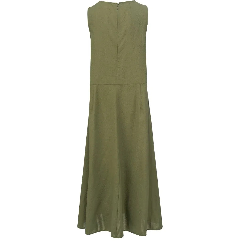 Anna Women's Drop Waist Dress | Bonsai Green