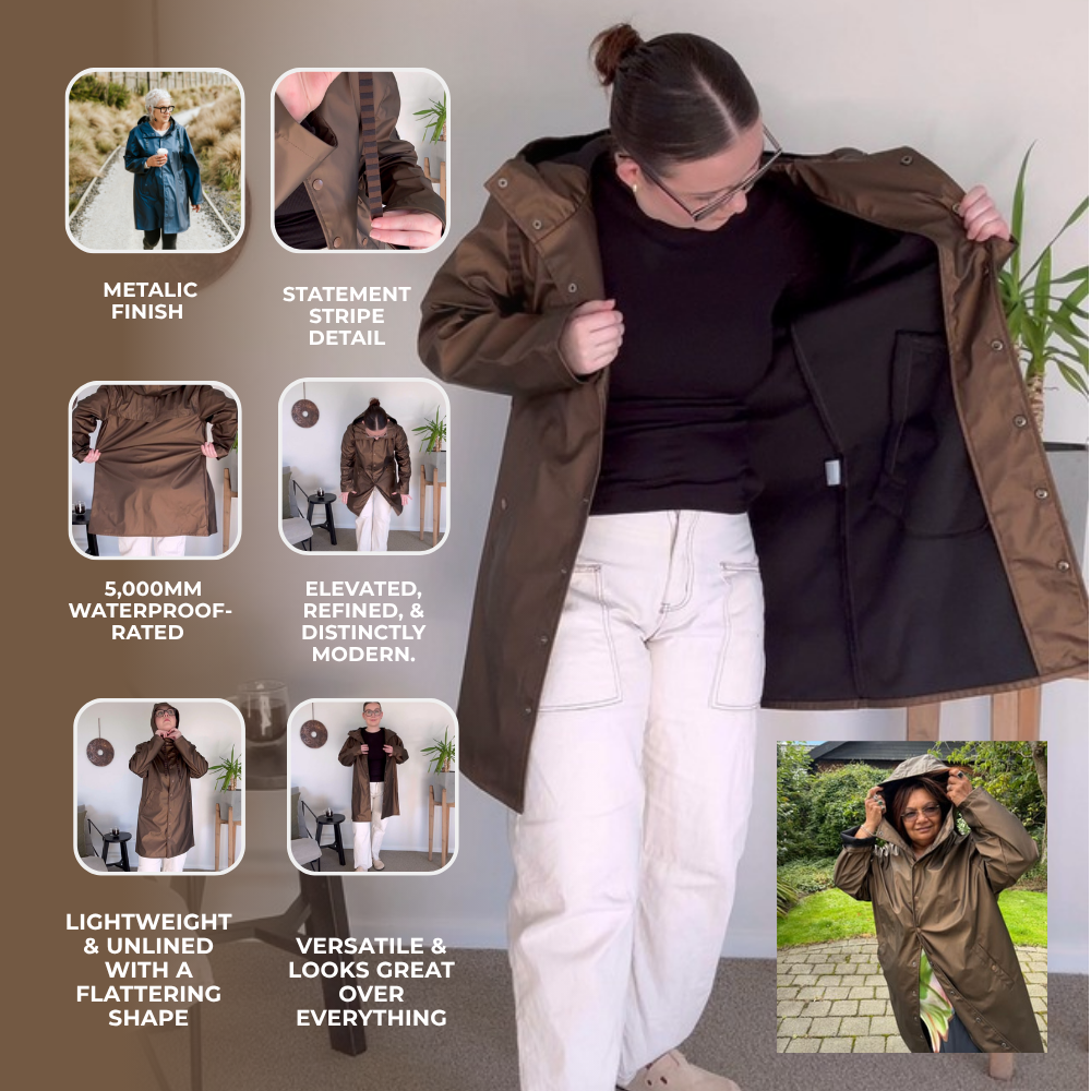 Charlie Raincoat - Antique Gold