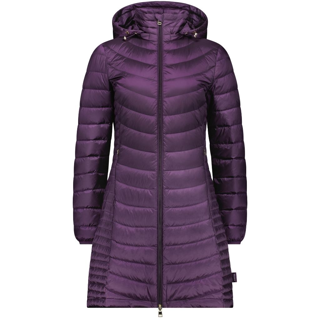 Long Packable Down Puffer Judy Women's Reversible 90/10 Down