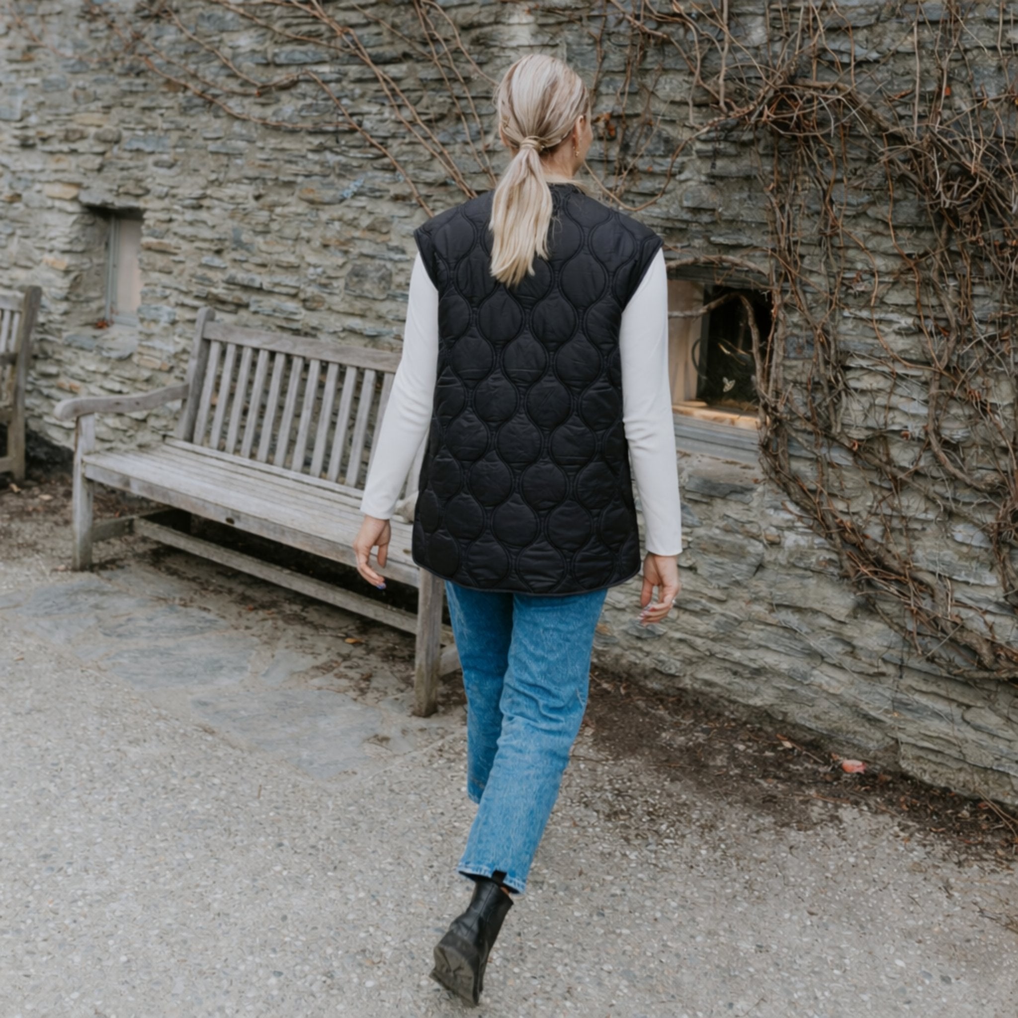 Neve Women's Quilted Vest | Lightweight Everyday Layer – Moke