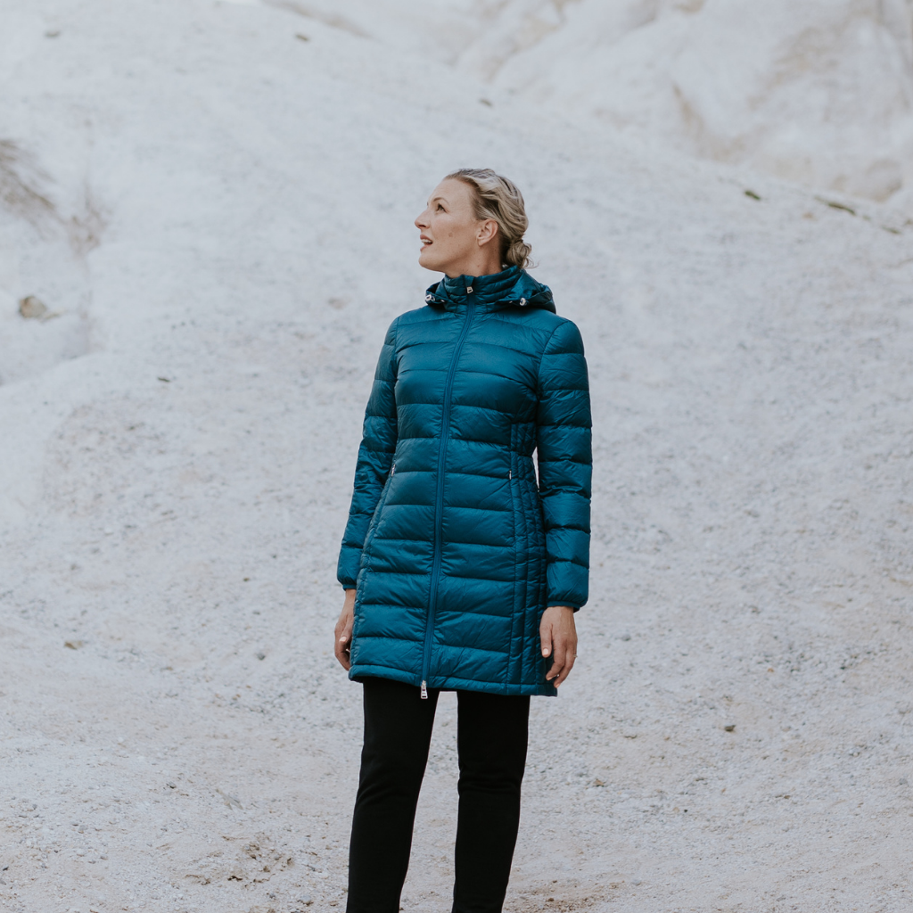 Sarah Women&#39;s 90/10 Packable Down Coat - Peacock