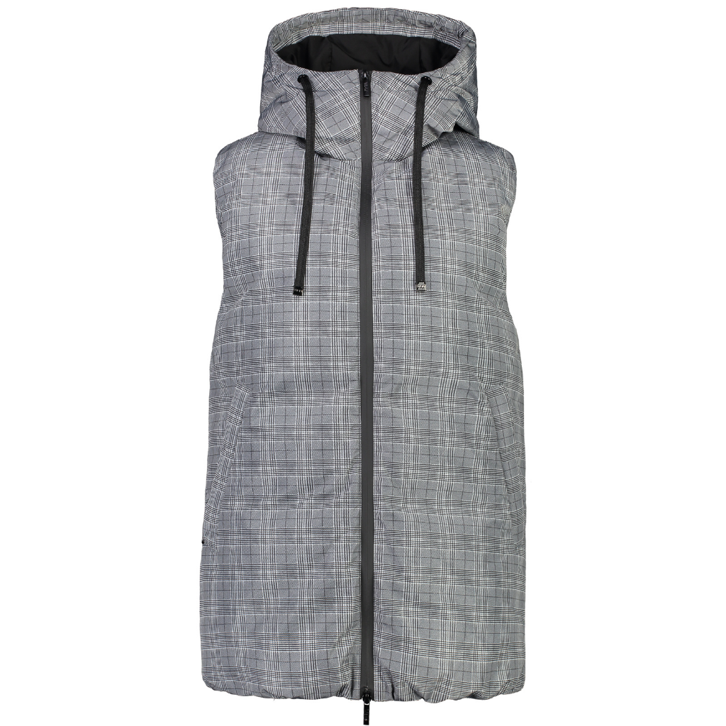 Detroit Women&#39;s Waterproof Goose Down Vest - Plaid