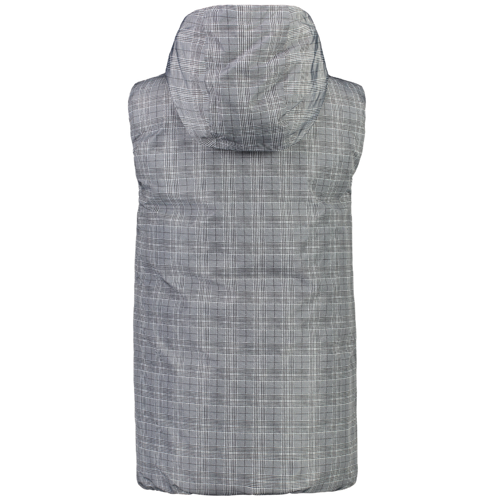 Plaid down vest store