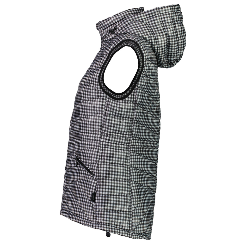 Mary-Claire Women&#39;s 90/10 Packable Down Vest - Gingham