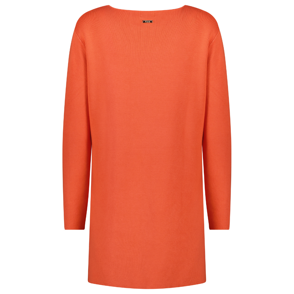 Abby Women&#39;s V Neck Sweater - Coral