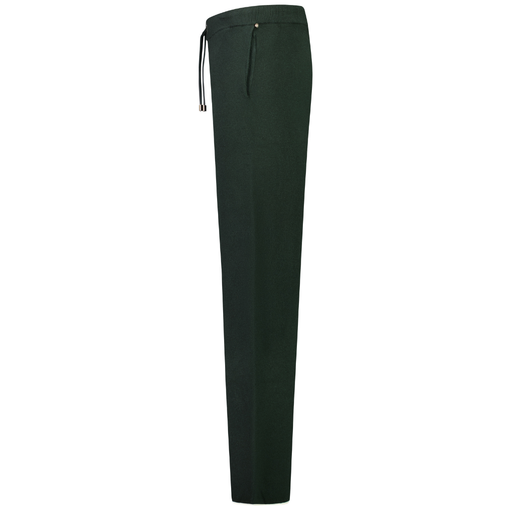 Andie Women&#39;s Wide Leg Knit Pants - Hunter Green