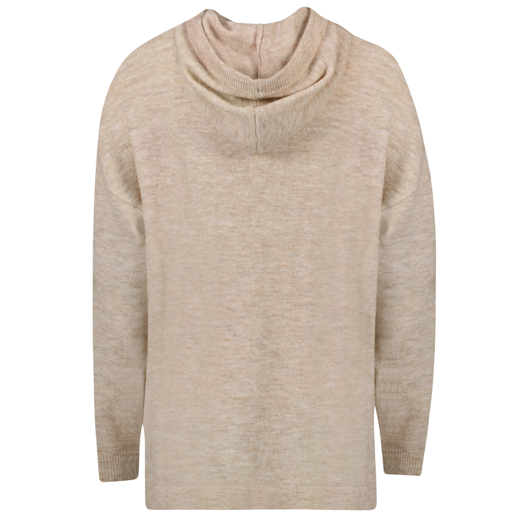 Aria Women&#39;s Hooded Sweater - Stone