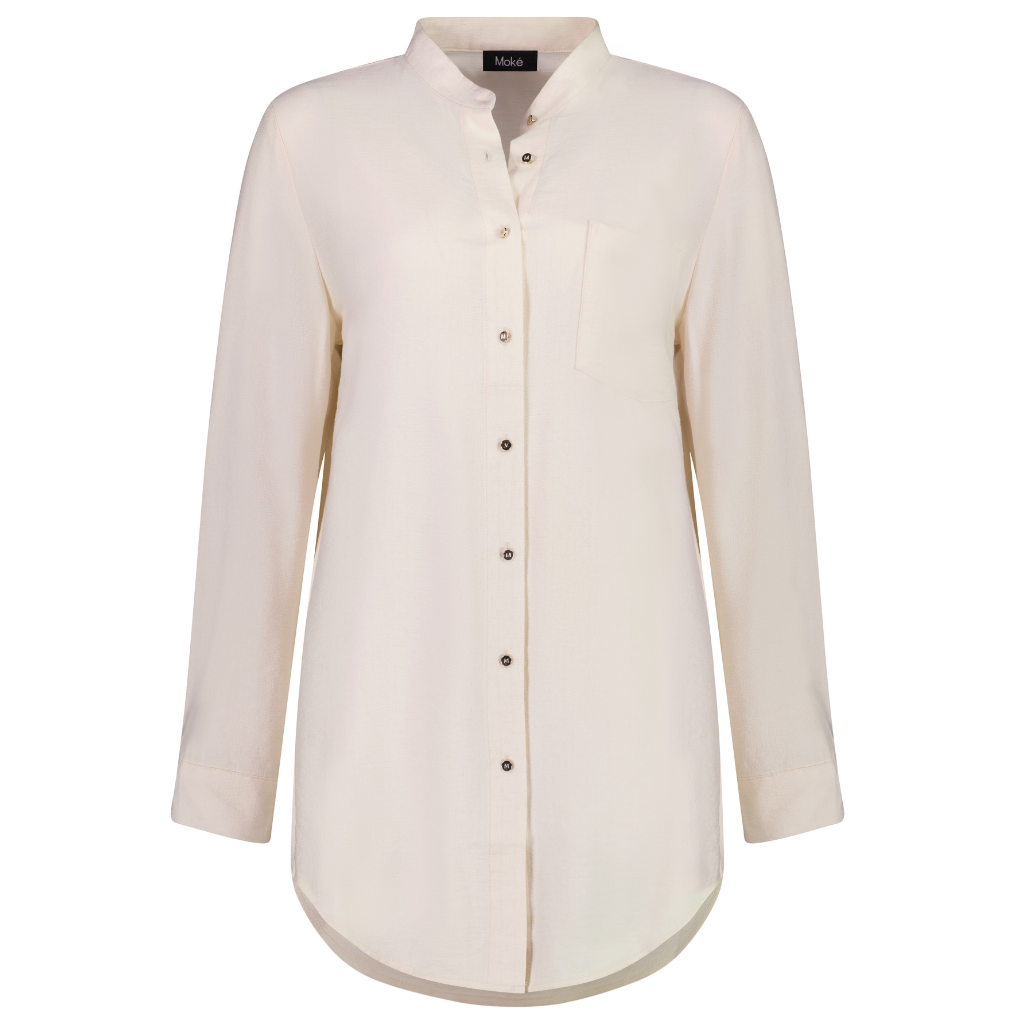 Casey Women&#39;s Viscose Shirt - Coconut Milk