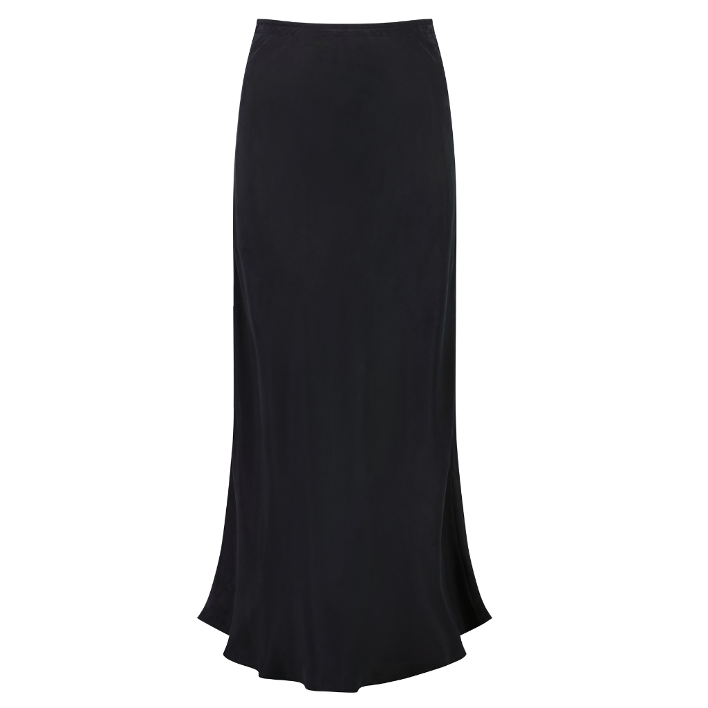 Darci Women's Cupro Skirt - Black