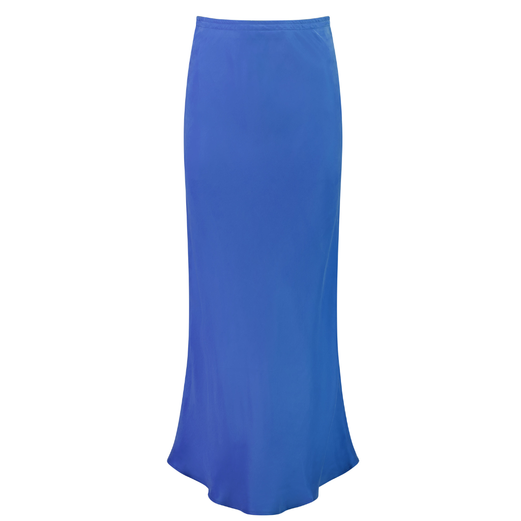 Darci Women&#39;s Cupro Skirt - Cornflower