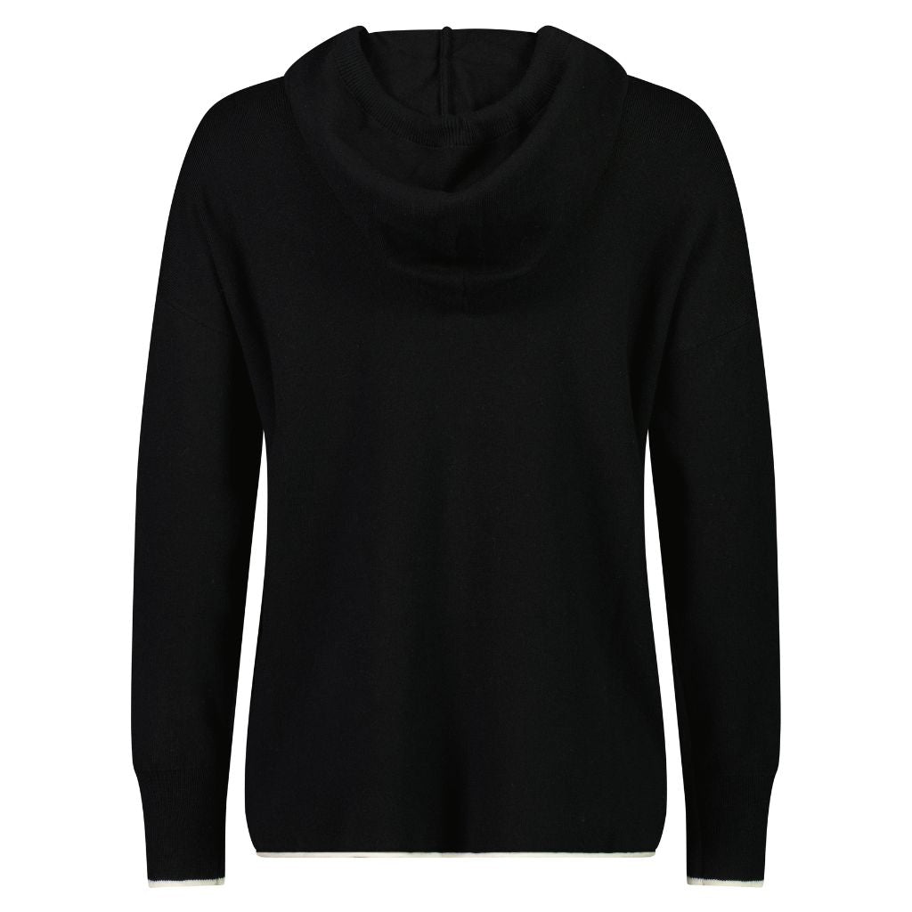Dot Women&#39;s Hooded Sweater - Black
