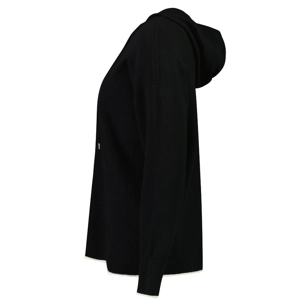 Dot Women&#39;s Hooded Sweater - Black