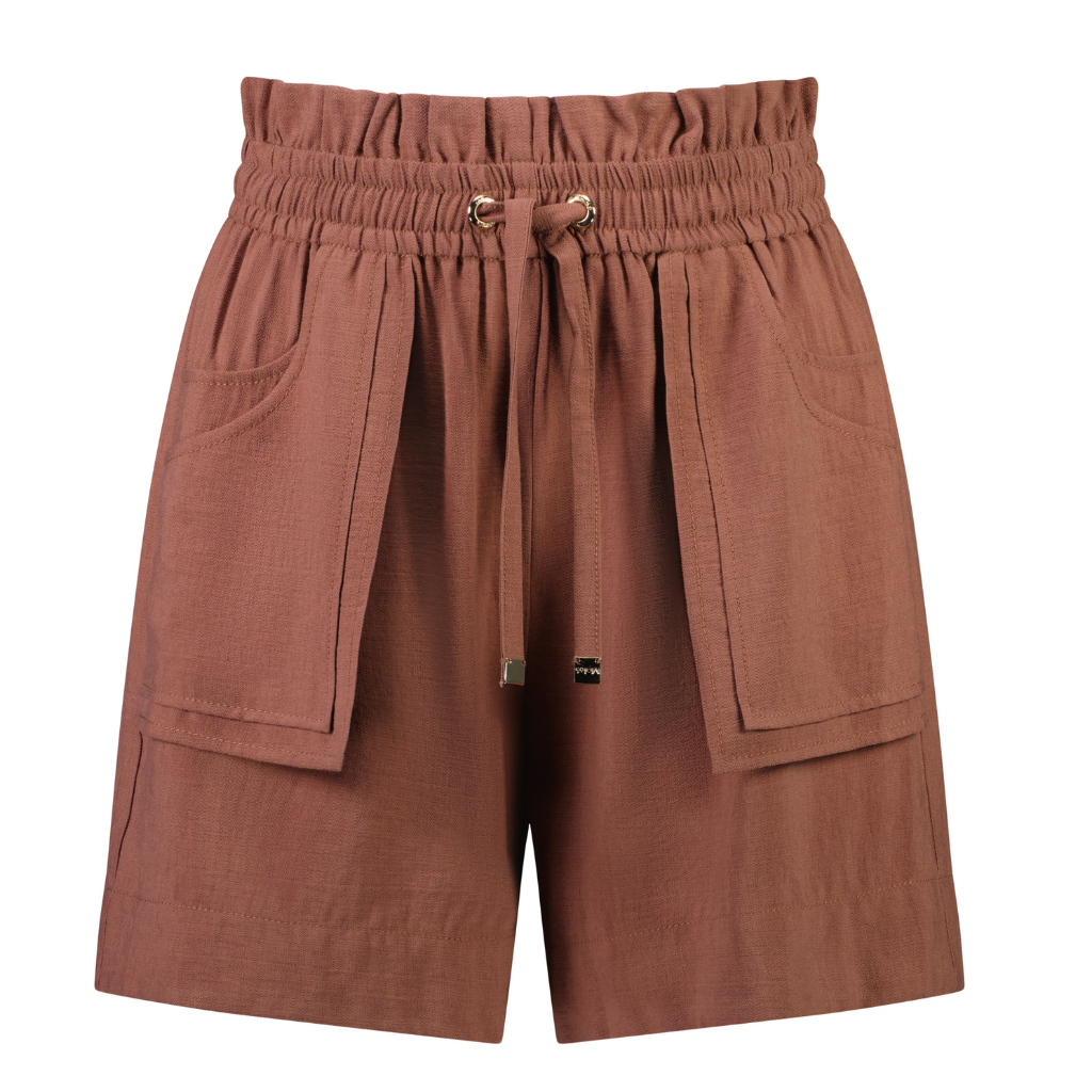 Jenna Women&#39;s Paperbag Shorts - Desert