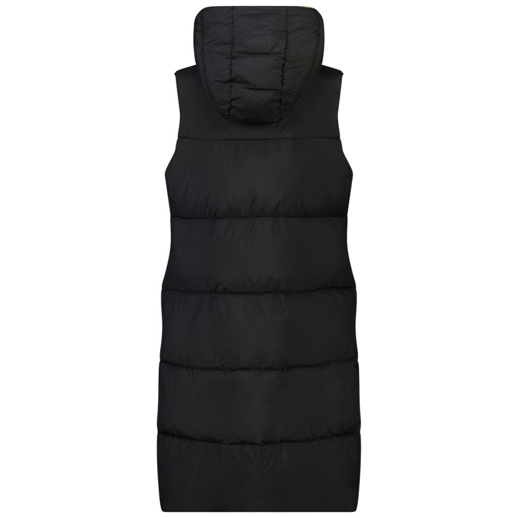 Kyri Women&#39;s Long Reversible Vest - Black/Avocado