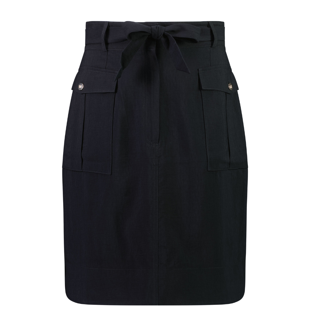 Lanii Women's Mid Length Skirt - Black