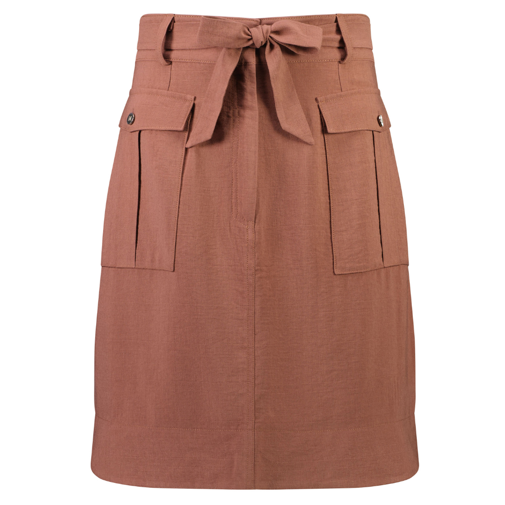 Lanii Women&#39;s Mid Length Skirt - Desert