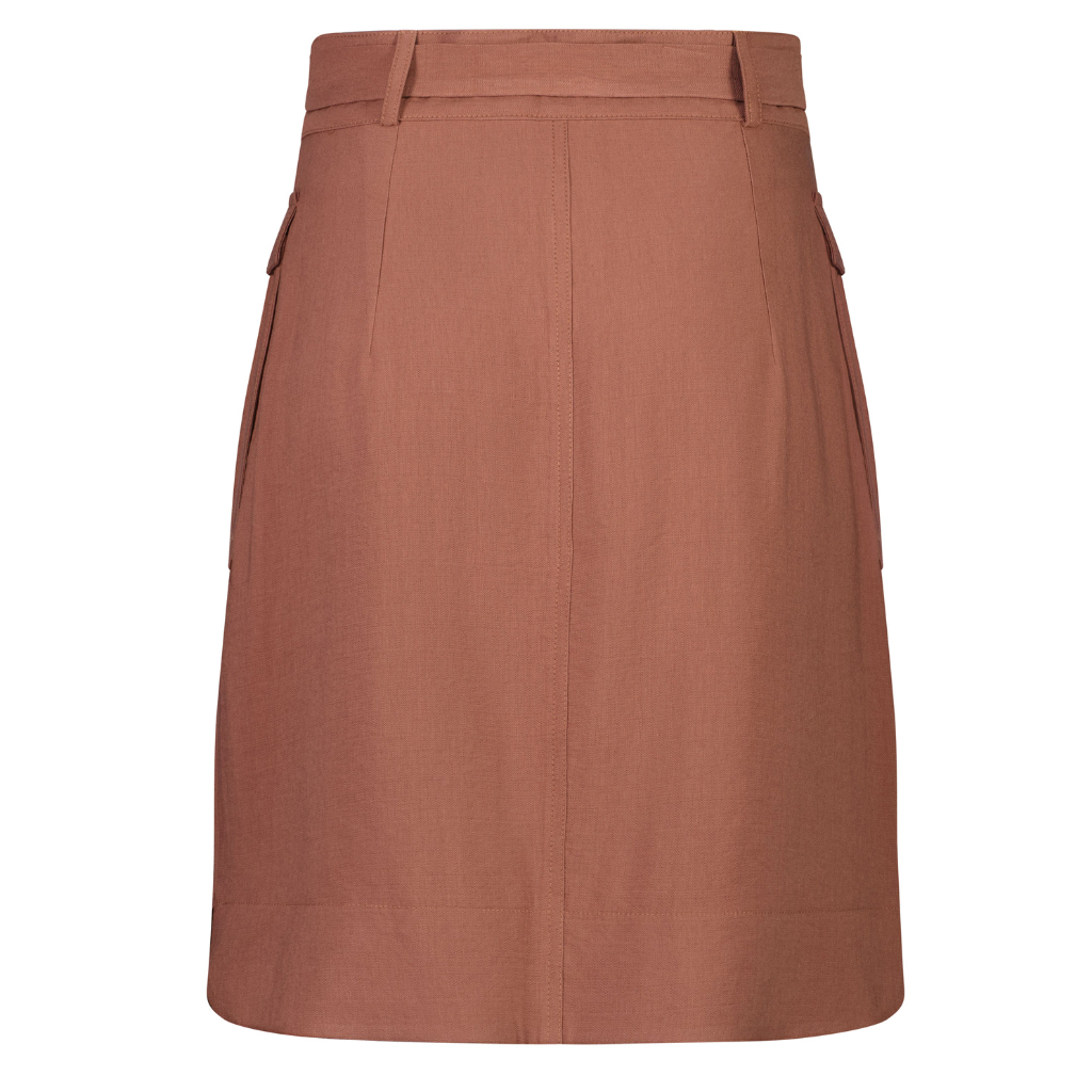 Lanii Women&#39;s Mid Length Skirt - Desert