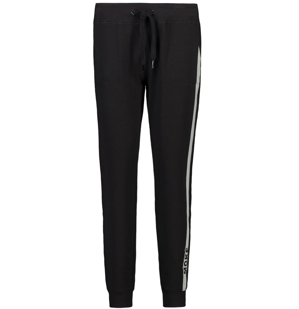 Livy Women's Trackpants with reflective Stripe - Black