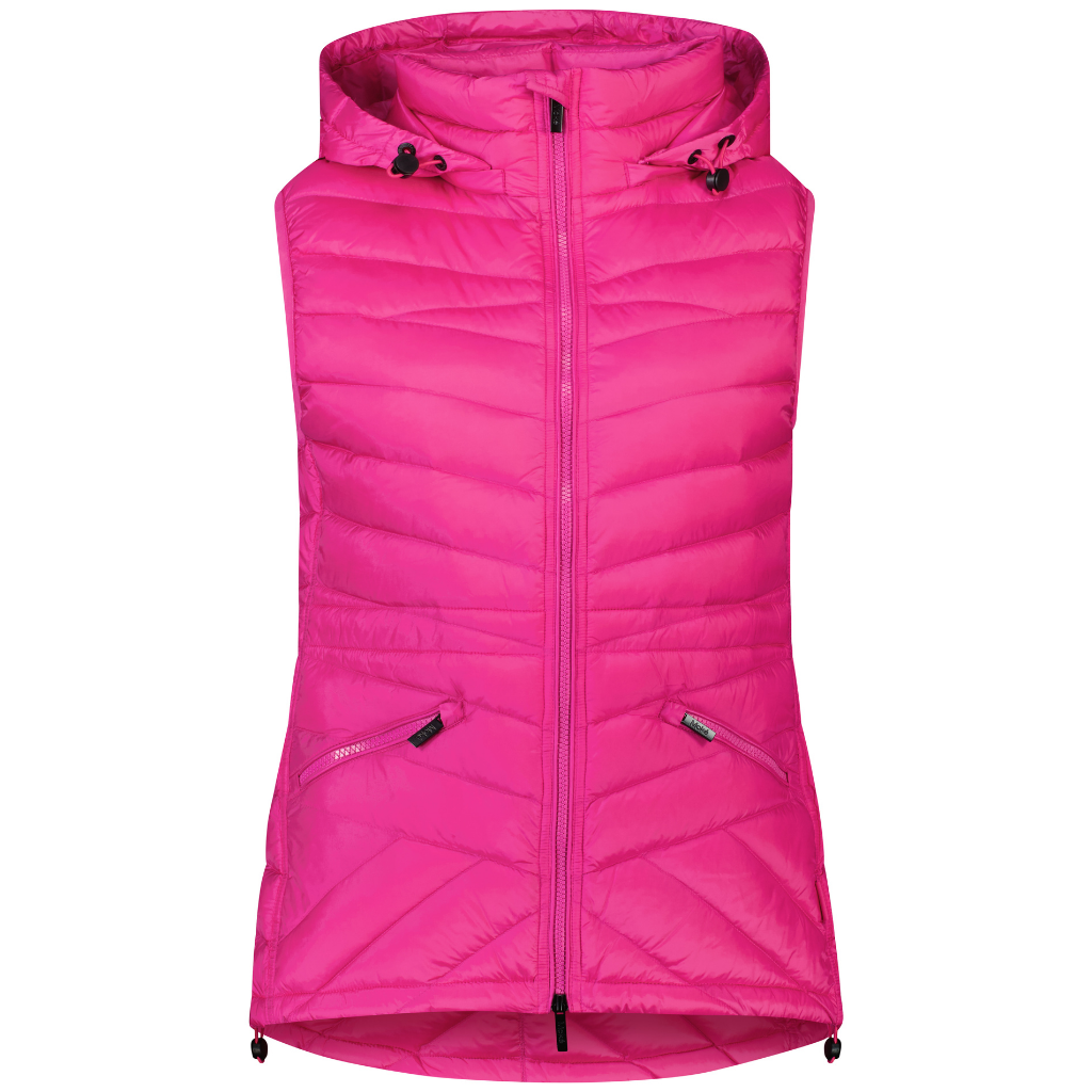 Mary-Claire Women's 90/10 Packable Down Vest - Hot Pink