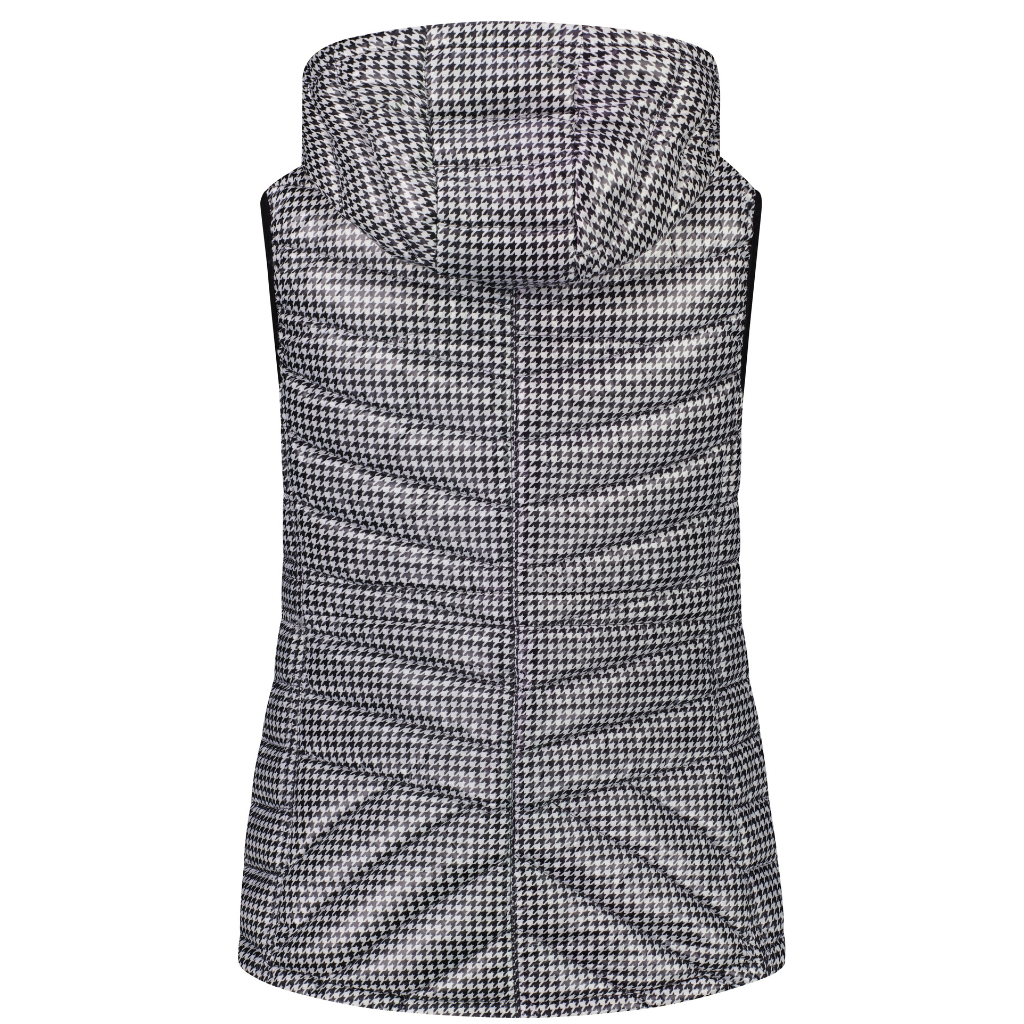 Mary-Claire Women&#39;s 90/10 Packable Down Vest - Houndstooth