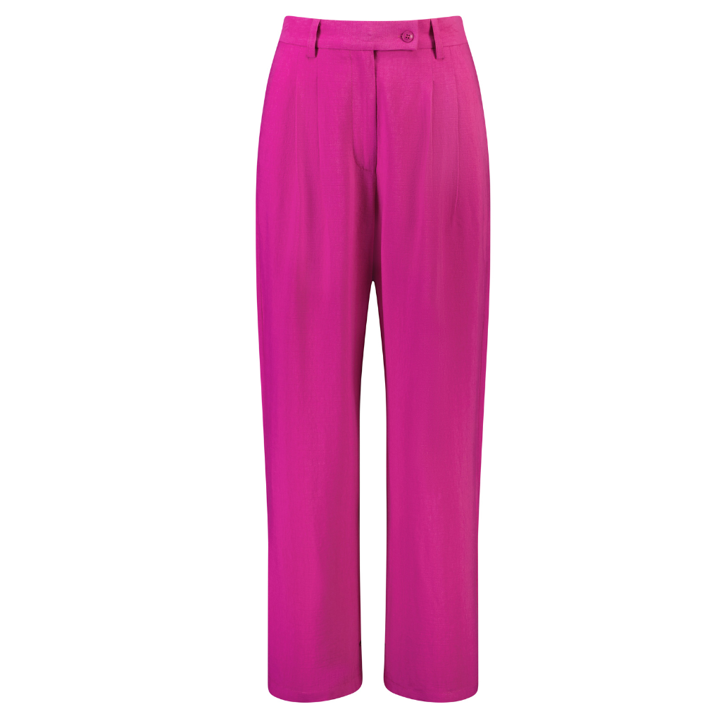 Shannon Women&#39;s Wide Leg/Harem Pants - Flamingo