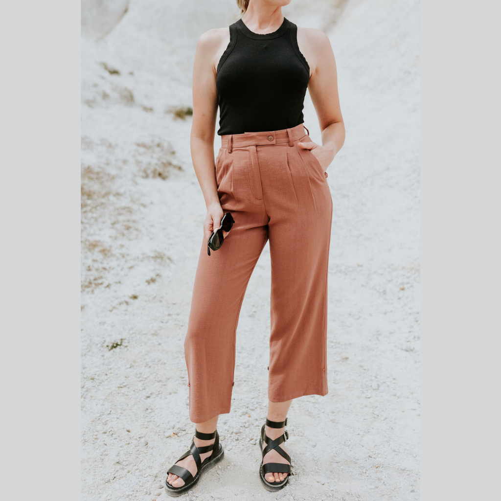 Shannon Women&#39;s Wide Leg/Harem Pants - Desert